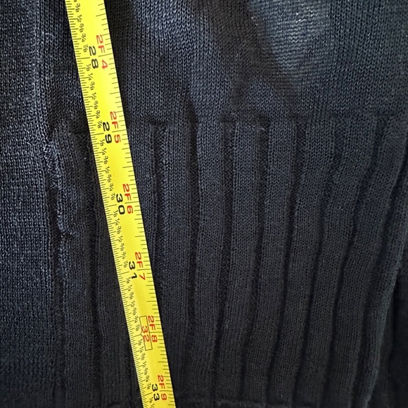 J Crew Open Cardigan Sweater in Linen Blend — Women’s Size Medium | Black - Picture 5 of 5